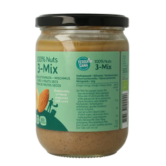 TerraSana 3 mix notenpasta zonder pinda bio 500 Gram