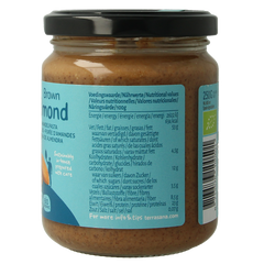 TerraSana Amandelpasta bio 250 Gram