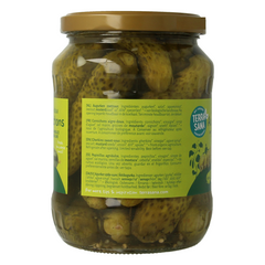 TerraSana Augurken fris zoet/zuur bio 670.00 Gram