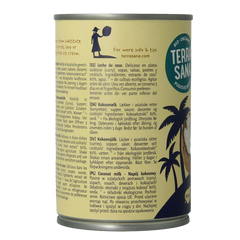 TerraSana Kokosmelk 22% vet bio 400 Milliliter