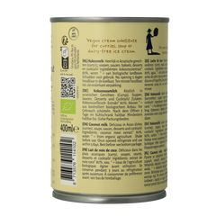 TerraSana Kokosmelk 22% vet bio 400 Milliliter