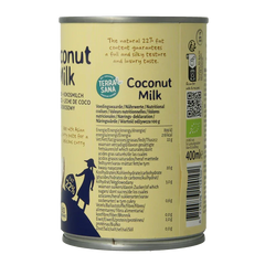 TerraSana Kokosmelk 22% vet bio 400 Milliliter