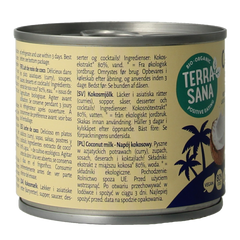 TerraSana Kokosmelk 22% vet bio 200.00 Milliliter