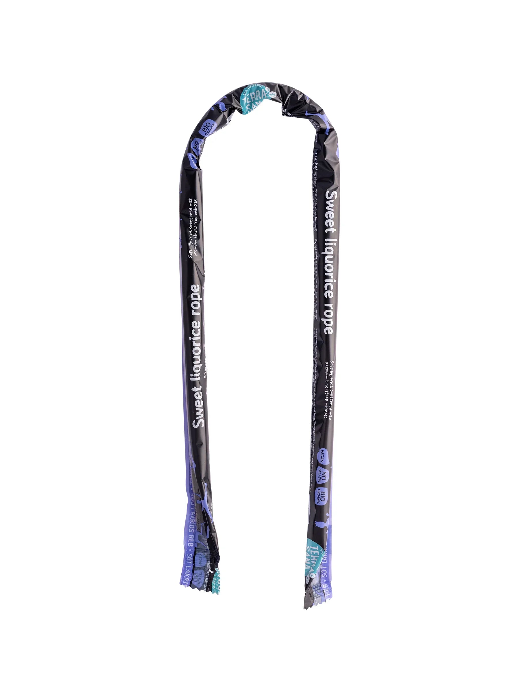 TerraSana Zoete dropslangen bio 56 Gram