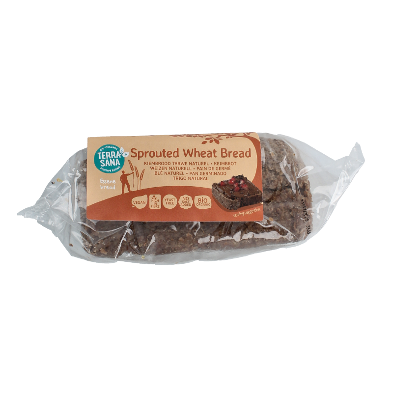 TerraSana Gekiemd brood naturel / tarwe bio 400 Gram