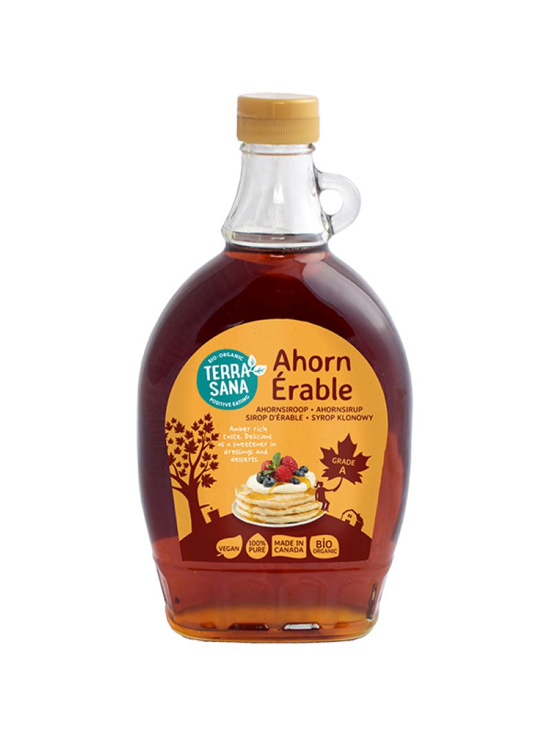 TerraSana Ahornsiroop graad A (glas) bio 500.00 Milliliter