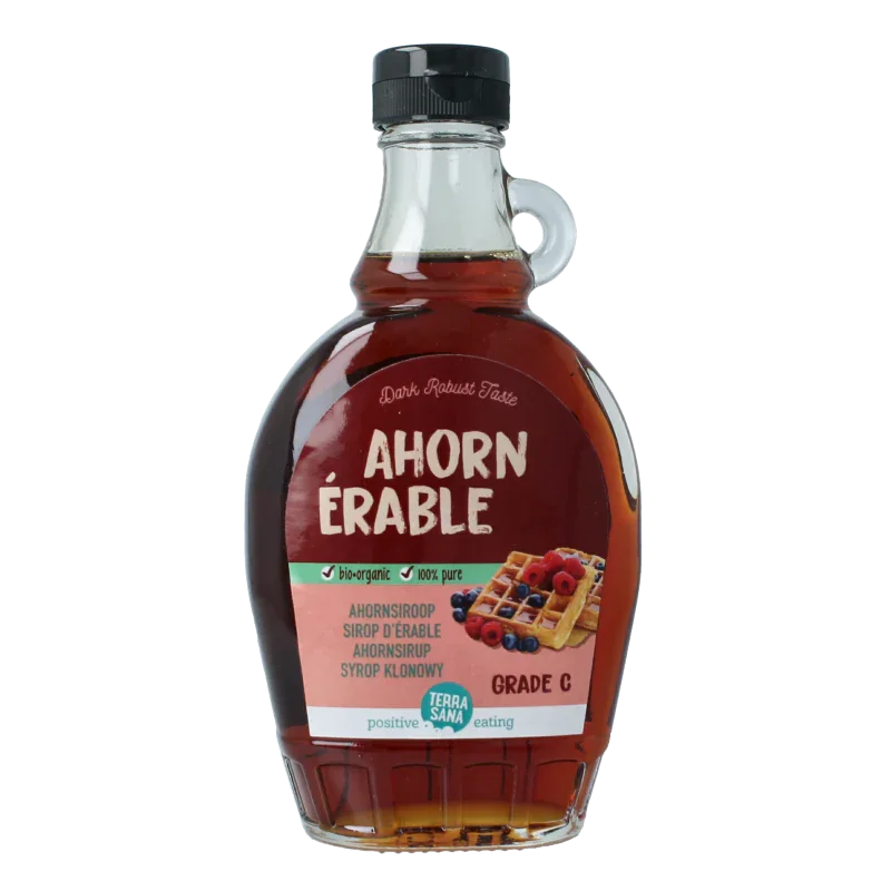 TerraSana Ahornsiroop graad C bio 250 Milliliter