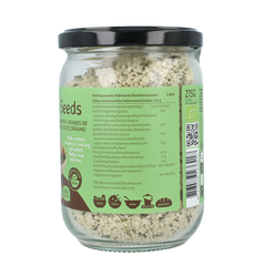 TerraSana RAW Hennepzaad gepeld in glas bio 275.00 Gram