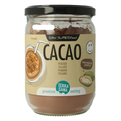 TerraSana Raw cacao antioxidant poeder in glas bio 160 Gram
