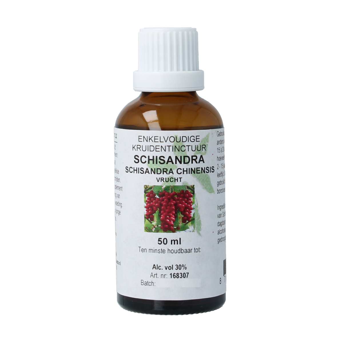 Cruydhof Schisandra chinensis fruct tinctuur 50.00 Milliliter