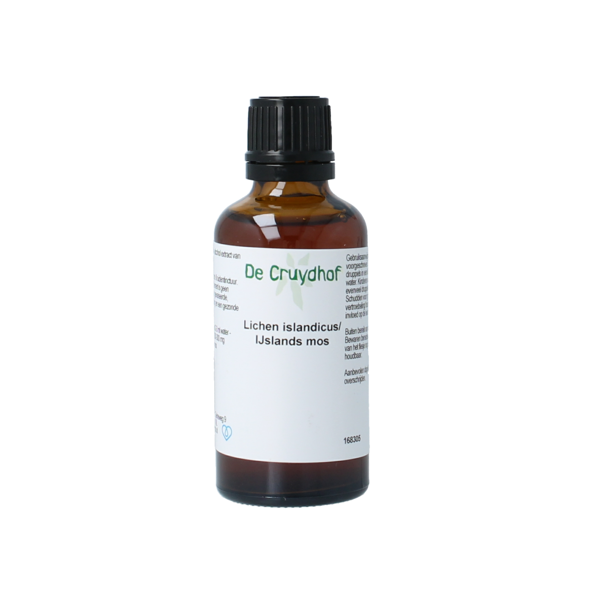 Cruydhof Lichen island / ijsland mos tinctuur 50.00 Milliliter