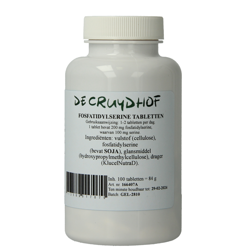Cruydhof Fosfatidylserine 200mg 100.00 Tabletten