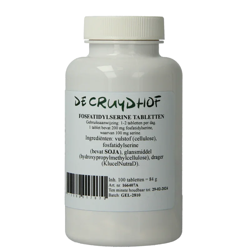 Cruydhof Fosfatidylserine 200mg 100 Tabletten