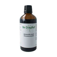 Cruydhof Alchemilla vulgaris/vrouwenmantel tinctuur 100.00 Milliliter