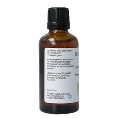 Cruydhof Althaea officinalis rad/heemst tinctuur bio 50 Milliliter