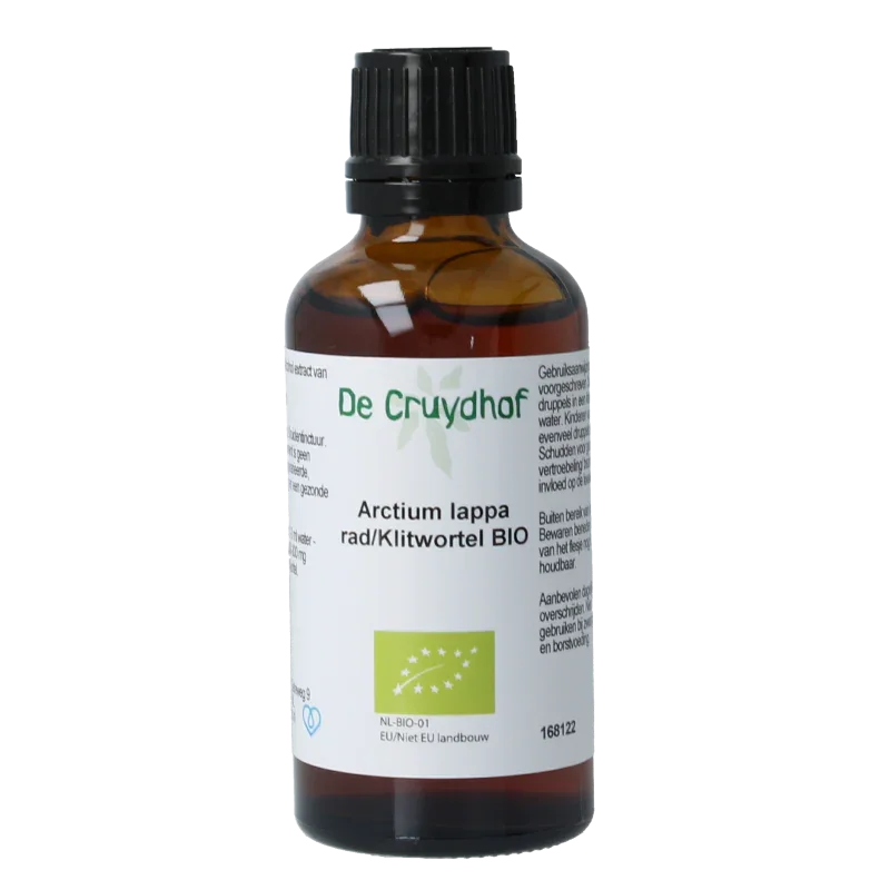 Cruydhof Arctium lappa/klitwortel tinctuur bio 50.00 Milliliter