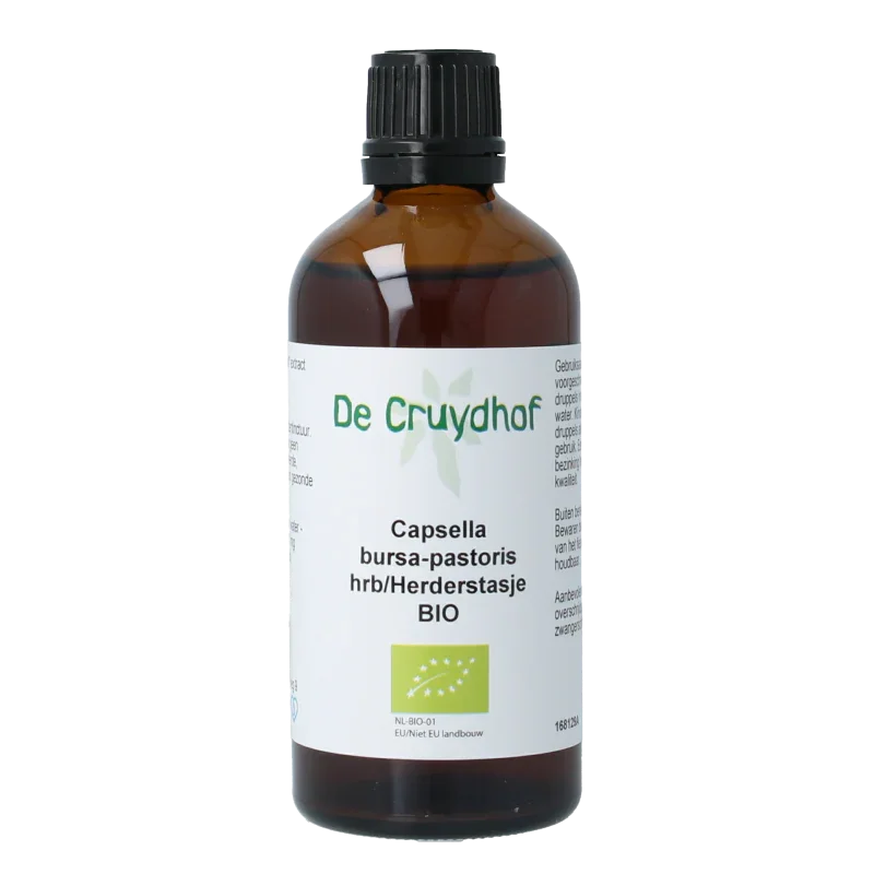 Cruydhof Capsella burs p / herderstasje tinctuur bio 100.00 Milliliter