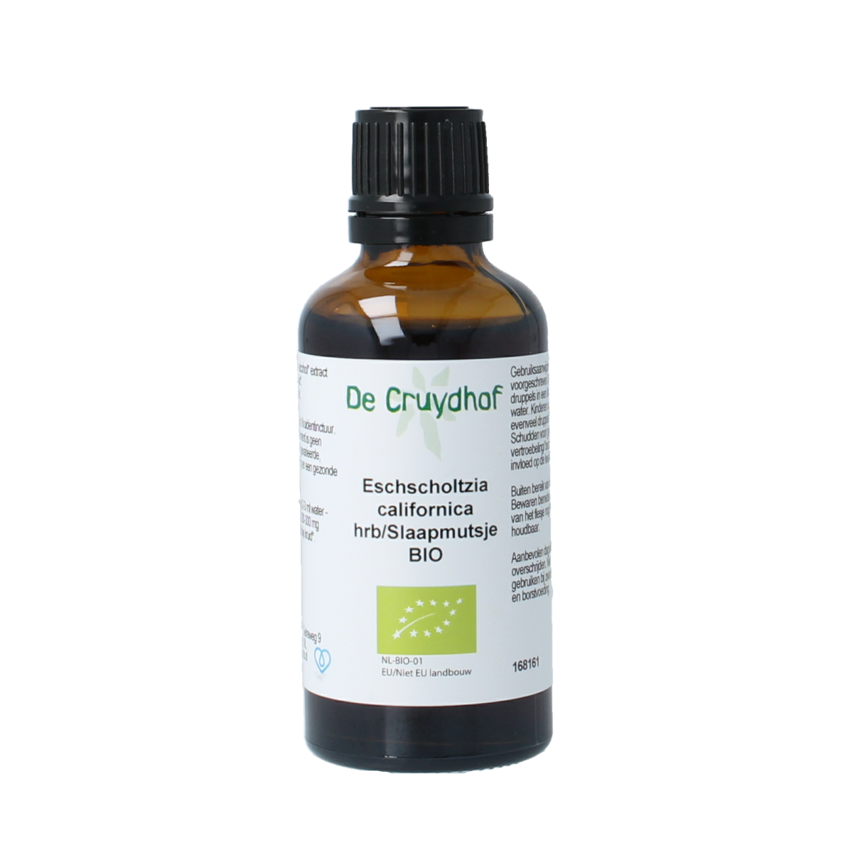 Cruydhof Eschscholtzia calif / slaapmutsje tinctuur bio 50.00 Milliliter