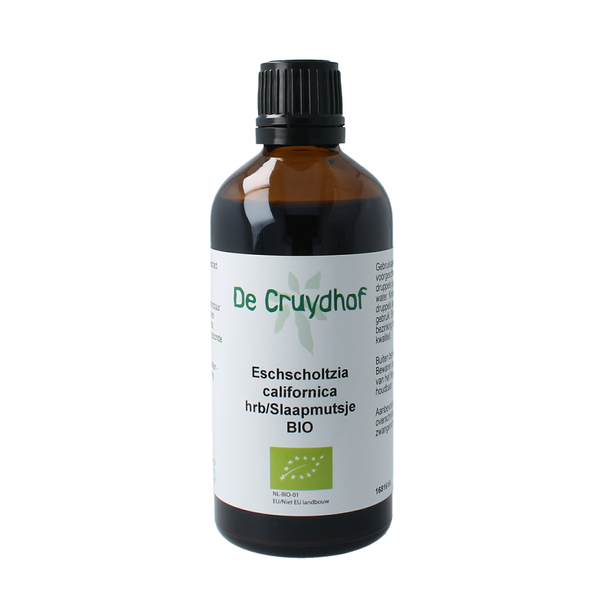 Cruydhof Eschscholtzia calif / slaapmutsje tinctuur bio 100.00 Milliliter
