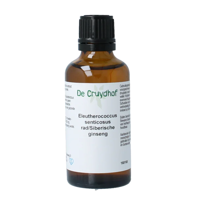 Cruydhof Eleutherococcus senticosus radix tinctuur 50.00 Milliliter