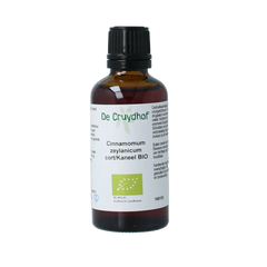 Cruydhof Cinnamomum zeyl cort / kaneel tinctuur bio 50 Milliliter