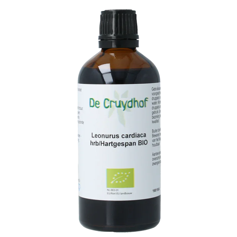 Cruydhof Leonorus card hrb / hartgespan tinctuur bio 100 Milliliter
