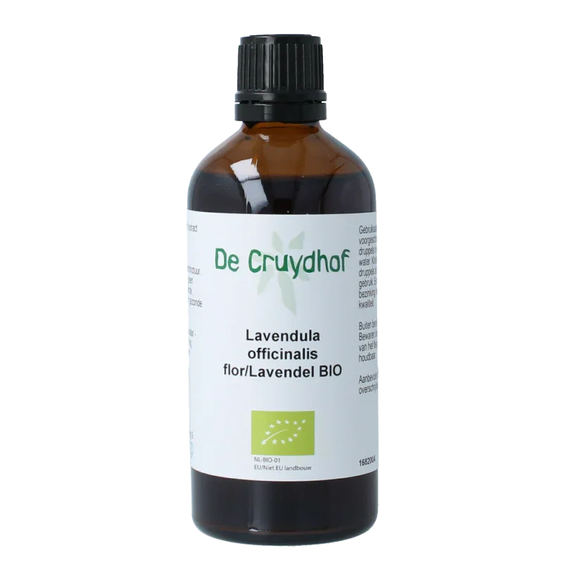 Cruydhof Lavandula officinalis flor tinctuur bio 100 Milliliter