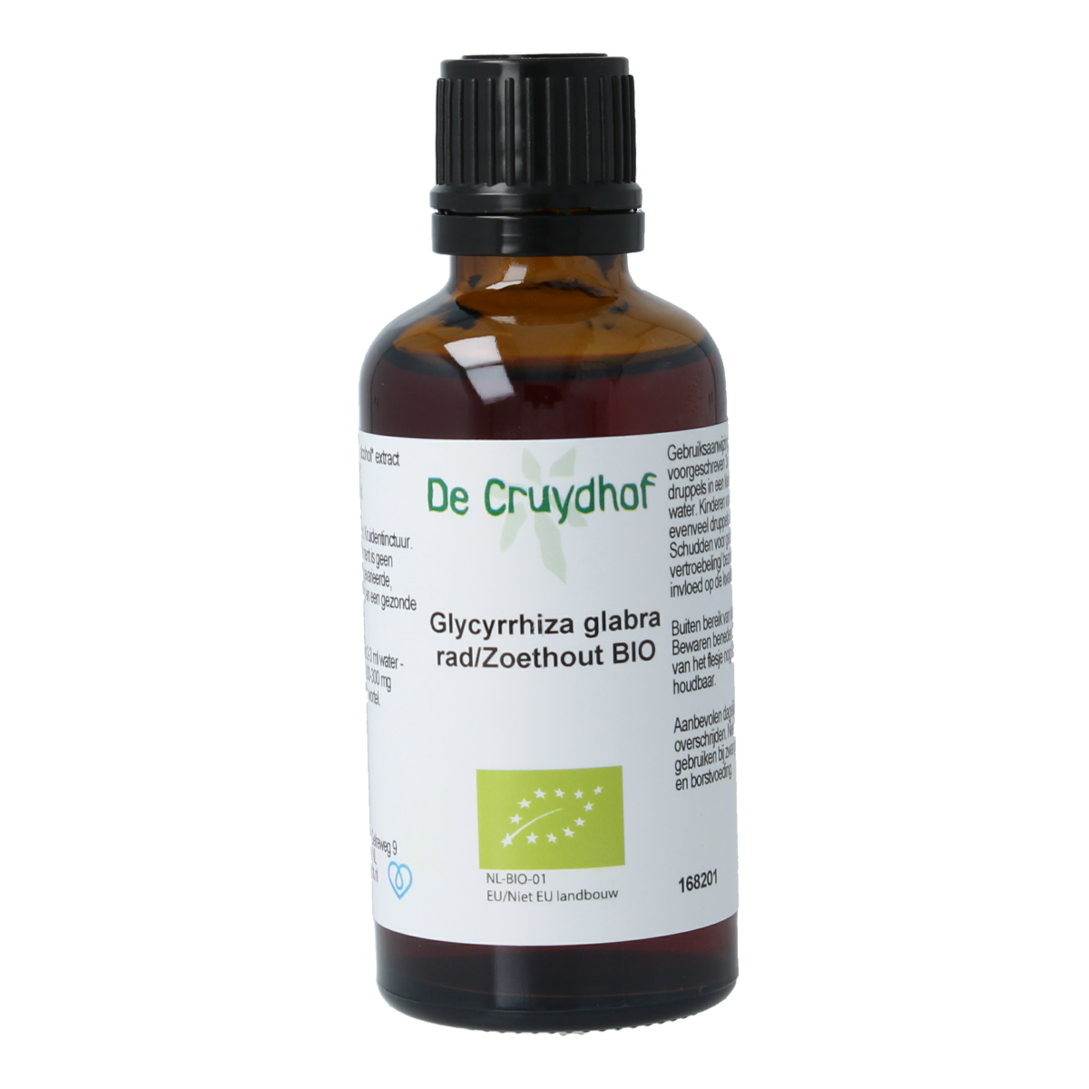 Cruydhof Glycyrrhiza glabra radix / zoethout tinctuur bio 50.00 Milliliter