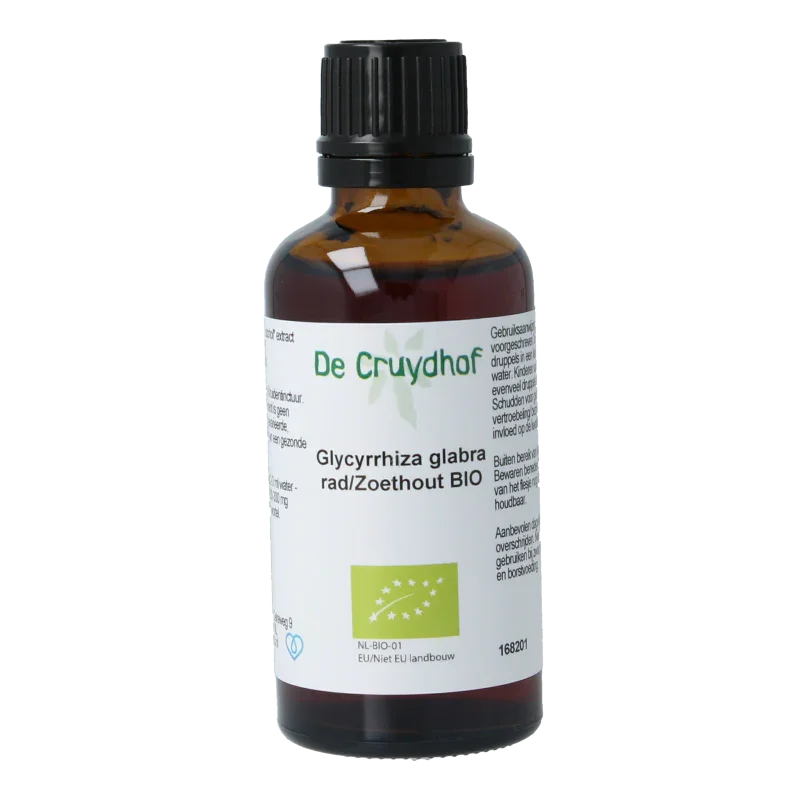 Cruydhof Glycyrrhiza glabra radix / zoethout tinctuur bio 50 Milliliter