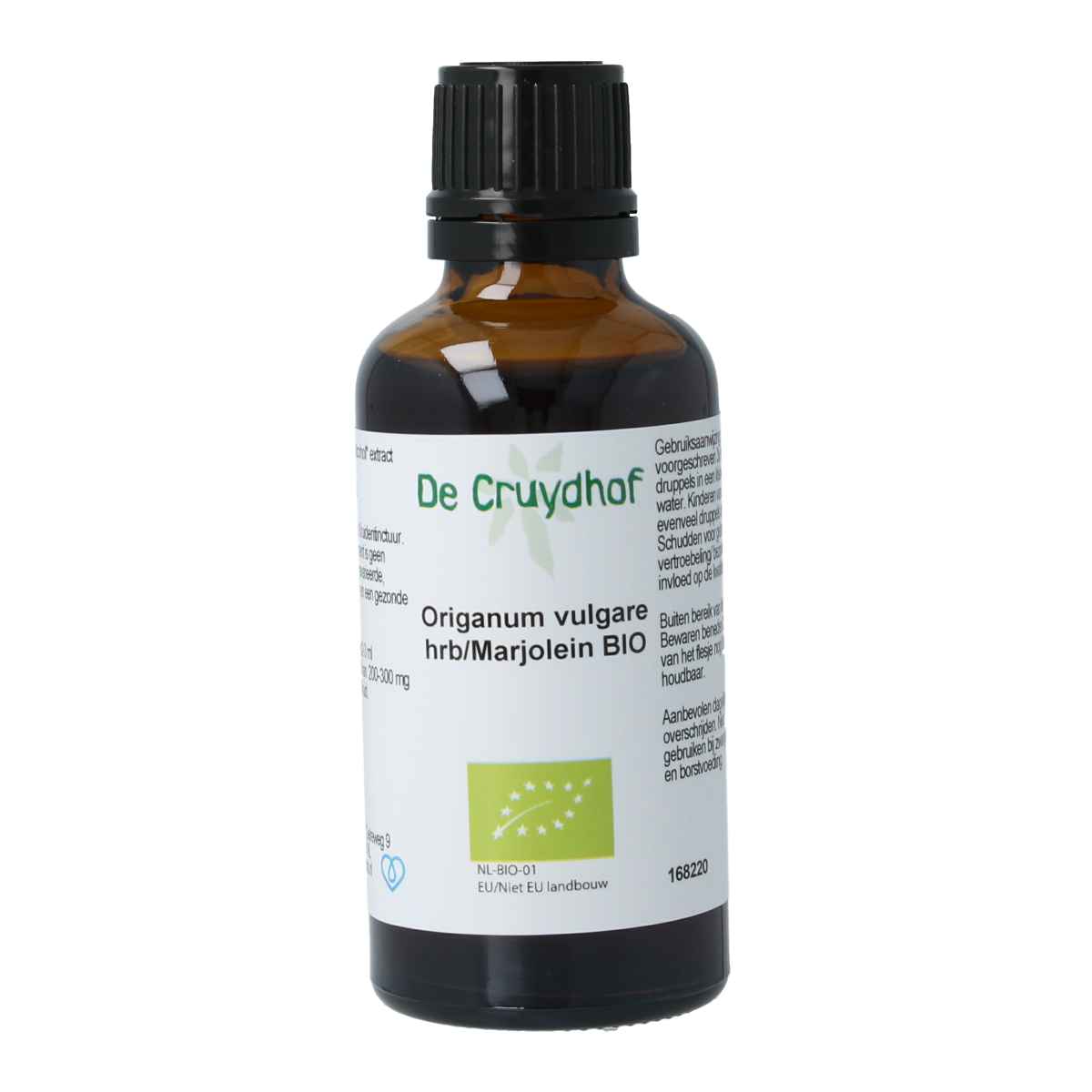 Cruydhof Origanum vulgare herb / marjolein tinctuur bio 50.00 Milliliter