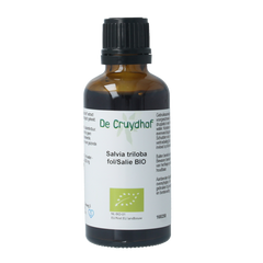 Cruydhof Salvia tribola fol / salie tinctuur bio 50.00 Milliliter