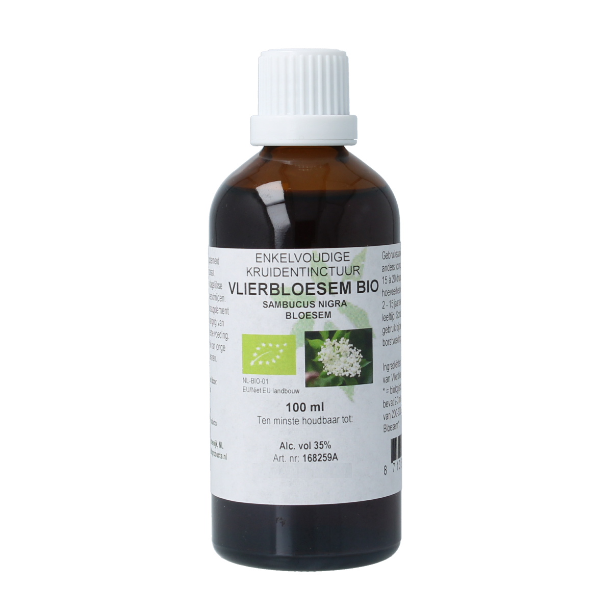 Cruydhof Sambucus nigra / gewone vlier bio 100.00 Milliliter
