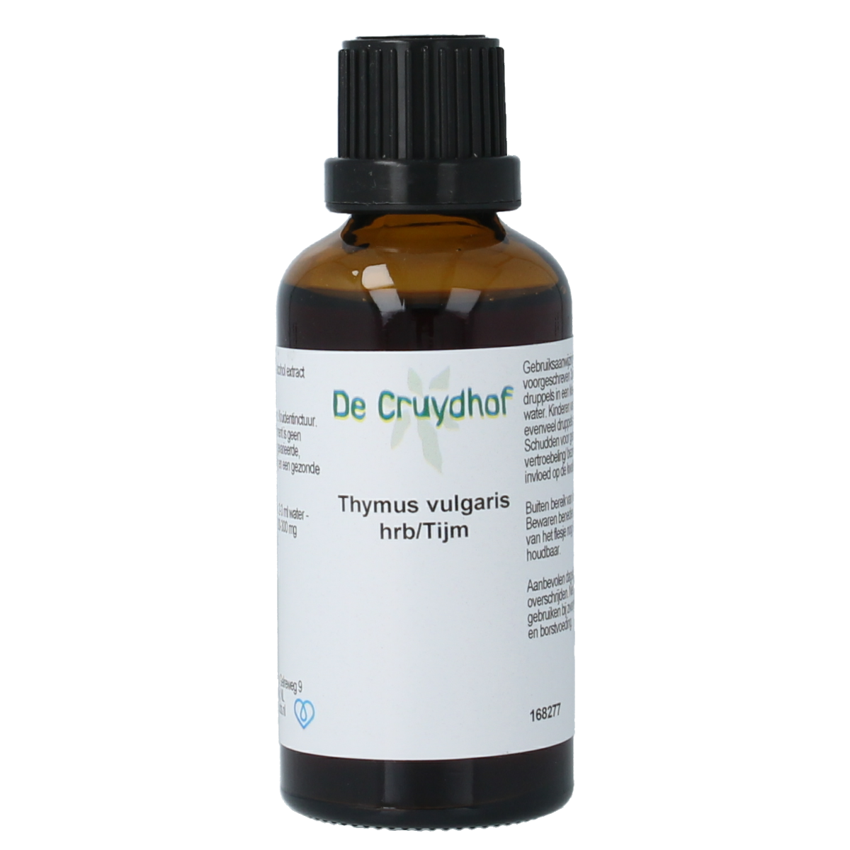 Cruydhof Thymus vulgaris herb / tijm tinctuur 50.00 Milliliter