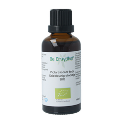 Cruydhof Viola tricolor hrb / driekl viooltje tinctuur bio 50.00 Milliliter