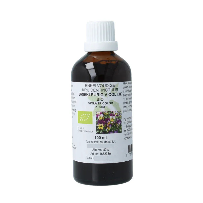 Cruydhof Viola tricolor herb / driekl viooltje tinctuur bio 100 Milliliter