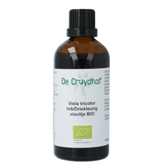 Cruydhof Viola tricolor herb / driekl viooltje tinctuur bio 100.00 Milliliter