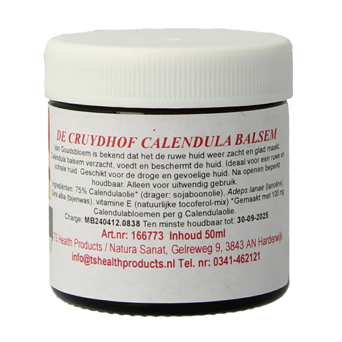 Cruydhof Calendula balsem 75% 50.00 Milliliter