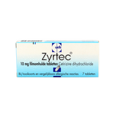 Zyrtec Cetirizine dihydrochloride 7 Tabletten
