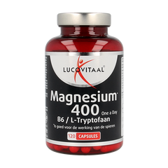 Lucovitaal Magnesium 400 met B6 en L-Tryptofaan 120.00 Capsules