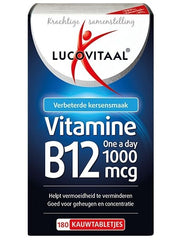 Lucovitaal Vitamine B12 1000mcg 180.00 Kauwtabletten