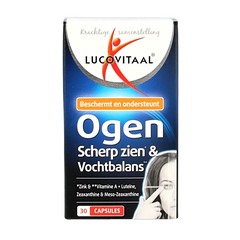 Lucovitaal Ogen scherp zien & vochtbalans 30 Capsules