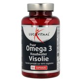 Lucovitaal Koudwater visolie puur omega 3 50.00 Capsules