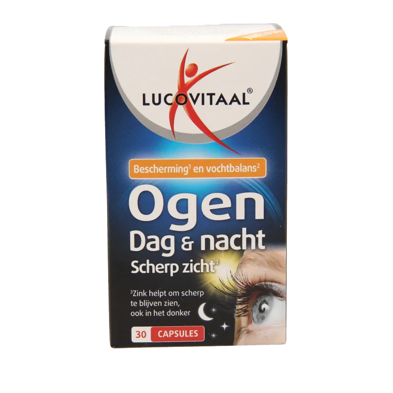 Lucovitaal Ogen dag en nacht scherp zicht 30 Capsules