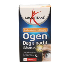 Lucovitaal Ogen dag en nacht scherp zicht 30 Capsules