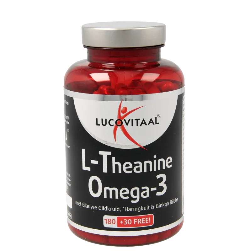 Lucovitaal L-Theanine omega 3 210 Capsules