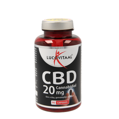 Lucovitaal Cannabidiol CBD 20mg 90.00 Capsules