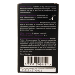 Lucovitaal Huid haar nagels met biotine 60 Tabletten