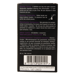 Lucovitaal Huid haar nagels met biotine 60.00 Tabletten