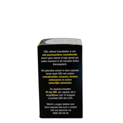 Lucovitaal Cannabidiol CBD 20mg 30.00 Capsules