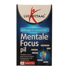 Lucovitaal Mentale focus pil 20.00 Tabletten